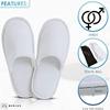 AV DECOR Terry Hotel Slipper 180 GSM Fabric with 5MM sole , Unisex bed room adult slider white Hotel Slipper, Disposable Sliper , White hotel Sliper , Terry Slipper (12 Pair) view 2