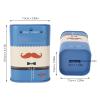 SYH&AQYE Blade Container, Disposal Case Safe Razor Storage Bank Blades Dispenser Barber Shop Storage Container for Safety Razor Blades Blade Disposal Case for Home(Blue) view 2