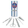Shelby Cobra Vintage Logo Stainless Steel Manicure Pedicure Grooming Beauty Care Travel Kit view 1