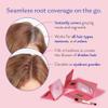 eSalon Root Touch Up + Brow Powder, Conceal & Cover (Light Brunette) - Hairline Powder for Women - Scalp Concealer & Filler for Thinning & Gray Hair Coverage - Creates Thicker & Fuller-Looking Hair view 2