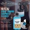 Belloccio Spray Tanning Equipment Cleaner, 16 Ounces - Fast Acting Cleaning Solution, Clean All Airbrush Spray Tanning Application Guns, Airbrushes, Equipment System Maintenace - Dried-On Tan Residue view 2