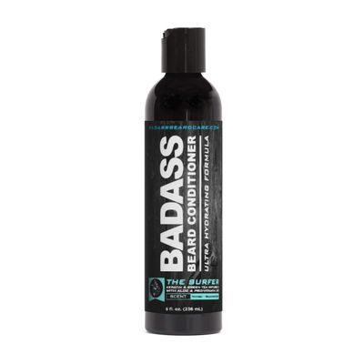 Badass Beard Care Beard Conditioner - THE SURFER, 8oz - Made of Natural Ingredients for A Healthy, Soft, & Itch Free Beard and Mustache