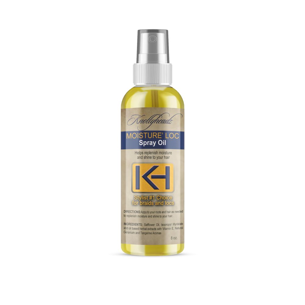 KnottyHeadz Moisture'Loc Spray Oil Men and women 8 oz