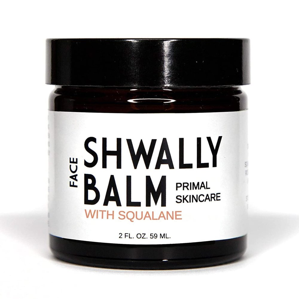 Shwally Tallow & Squalane Non-Comedogenic Face Balm - Tallow Moisturizer - 100% Grass-Fed Tallow, Squalane & Calendula Flowers - Creates Soft, Smooth Skin - 2 Oz (Organic Vanilla + Frankincense)