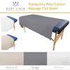 10 Pack Body Linen Massage Table Polyester-Cotton Flat Sheet - 55% Polyester, 45% Cotton - Sized for Full Client Coverage in Professional Use 58 x 94 inches -Natural view 3