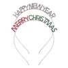 ANGLESJELL Christmas Headbands for Women Snowflake Happy New Year Hairband Xmas Christmas Hair Accessories Jewelry Gifts view 1