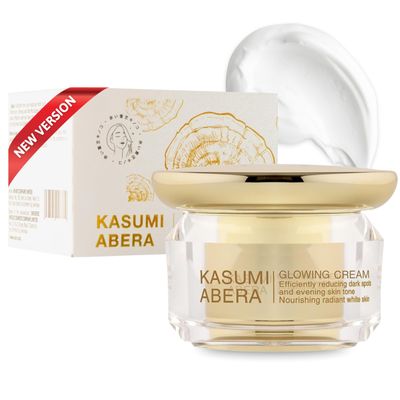 ABERA Kasumi Glowing Cream, Melasma Treatment For Face with Niacinamide & HA, Dark Spot Remover, Reduce Fine Lines, Wrinkles, Anti-aging, with Red Ginseng Extract (1.06 Oz Per Item)(Upgraded Version)