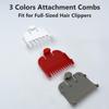 3 Pieces Professional Color Coded Replacement Guards Attachment Guide Combs 1/16" 1/8" 3/16" Compatible with Wahl 5 Star Series Full-Sized Standard Magic Clip Senior Super Taper 8148 Hair Clippers view 3