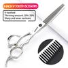 Professional 5.5/6/6.5 Inch Hairdresser Scissors Salon Hairdresser Scissors Japan Stainless Steel Scissors (6in 2pc-A) view 4