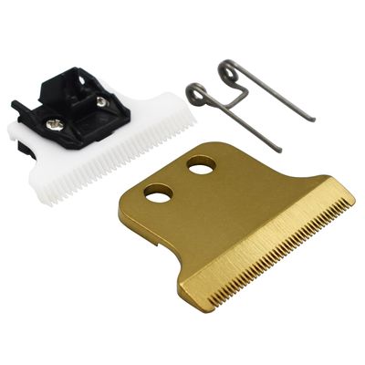 Professional T Wide Replacement Blades #2215 for Wahl Detailer Trimmer 8081, Compatible with Wahl Detailer Trimmer (Gold)