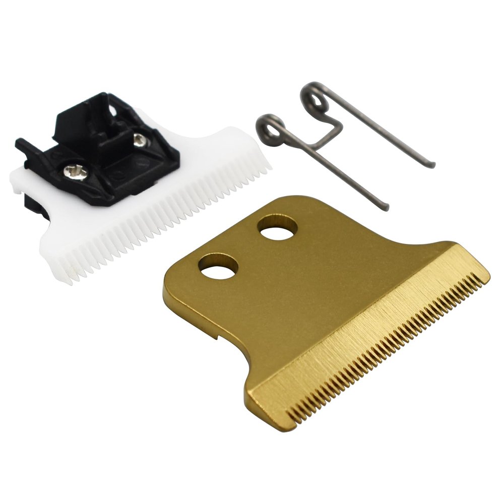 Professional T Wide Replacement Blades #2215 for Wahl Detailer Trimmer 8081, Compatible with Wahl Detailer Trimmer (Gold)