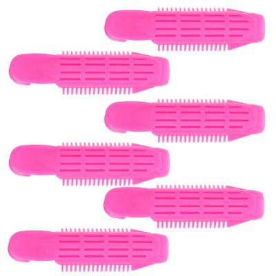 Lurrose 6pcs Hairdressing Curlers Clips for Hair Styling Tool Easy Use Rollers for Ages for Mother-daughter Bonding
