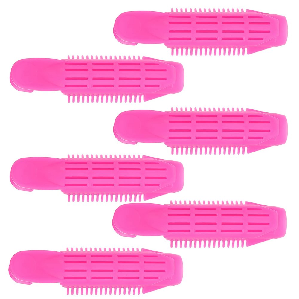 Lurrose 6pcs Hairdressing Curlers Clips for Hair Styling Tool Easy Use Rollers for Ages for Mother-daughter Bonding