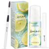 Lyon Lash Eyelash Extension Shampoo (Lemon), Oil Free Foam Cleanser Kit | Remove Eye Makeup & Oil & Dust | Professional Salon And Home Use (60ml + 1 mascara wand + 1 cleansing brush) view 1