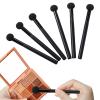 6 Pcs Black Makeup Applicator Mushroom Makeup Puff Sponge with Handle Makeup Sponges for Foundation Sponge Powder Brush Concealer Sponge Makeup Brush Eyeshadow Brushes for Women Girls view 1