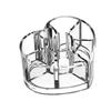 AKOAK 1 Pack Lipstick Holder, Acrylic Heart Lipstick Organizer, Cosmetics Storage Display for Color Tube, Mascara, Makeup Brush, Skincare, Clear Lip Gloss Cosmetics Display Case view 3
