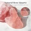BAIMEI Bath Sponge & Rose Quartz Gua Sha  Hydration & Relaxation Set view 3
