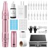 Charme Princesse Wireless Permanent Makeup Machine Kit Rotary Eyebrow Pen Machine With 15pcs 1R/1P Needles Supply for Eyebrow Lip Eyeliner EK403-4-US-FBA24 view 1