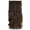 AABABUY Invisible Wire Hair Extensions 24 Inch Curly Long Synthetic Hairpieces Fish Line Hair Extensions for Women (56#) view 1