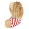 AABABUY Corn Wave Ponytail Extensions Afro Drawstring Ponytail 11 Inch Short Curly Ponytail Synthetic Hairpieces for Black Women (27H613#) view 2