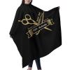 Custom Barber Cape Hairdresser Cape, Add Your Photo Text Logo Personalized Haircuts Shaves Salon Cape for Men, Customized Hair Cutting Cape for Home Salon Barbershop view 2