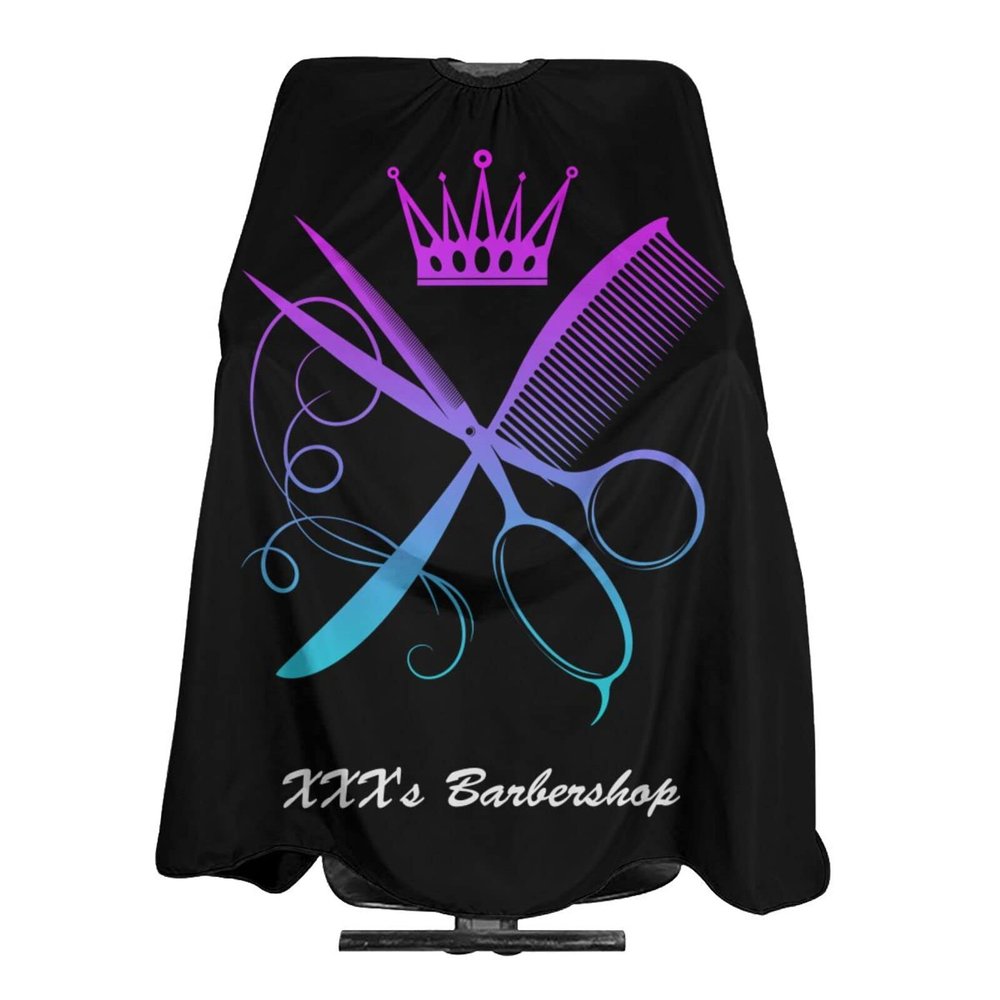 Custom Barber Cape Hairdresser Cape, Personalized Salon Cape for Men, Customized Hair Cutting Cape for Home Salon Barbershop