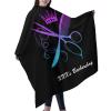 Custom Barber Cape Hairdresser Cape, Personalized Salon Cape for Men, Customized Hair Cutting Cape for Home Salon Barbershop view 2