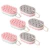 Beavorty 6pcs Reusable Body Scrubber Sponge Dual-Sided Exfoliating Bath Sponge for and Boosting for Spa and Daily Use view 1