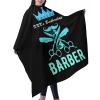 Custom Barber Cape Hairdresser Cape, Personalized Salon Cape for Men, Customized Hair Cutting Cape for Home Salon Barbershop view 2