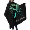 Custom Barber Cape Hairdresser Cape, Personalized Salon Cape for Men, Customized Hair Cutting Cape for Home Salon Barbershop view 2