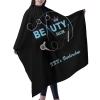 Custom Barber Cape Hairdresser Cape, Personalized Salon Cape for Men, Customized Hair Cutting Cape for Home Salon Barbershop view 2