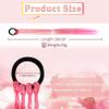 18 PCS Girls Rainbow Braided Synthetic Hairpieces Ponytail Kids Hair Extensions with Rubber Bands view 3
