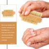 FOMIYES 3pcs Natural Portable Nail Cleaner Tool Multi-function Nail Brush for Daily Use Gentle Bristles for Art view 4