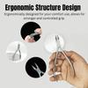 JIM PRO Straight Tip Nail Cutter 5" - Heavy Duty Toenail Clipper - Stainless Steel - Professional German Stainless Steel Nail Cutters/Clippers for Finger Nails and Toenail view 2