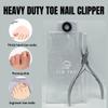 JIM PRO Straight Tip Nail Cutter 5" - Heavy Duty Toenail Clipper - Stainless Steel - Professional German Stainless Steel Nail Cutters/Clippers for Finger Nails and Toenail view 4