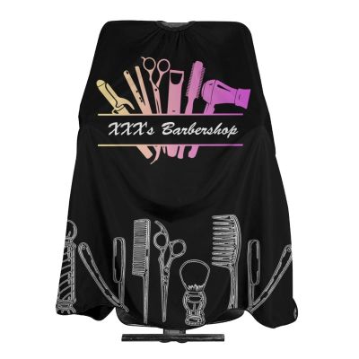 Custom Barber Cape Hairdresser Cape, Personalized Barber Tools Salon Cape for Men, Customized Hair Cutting Cape for Home Salon Barbershop
