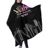 Custom Barber Cape Hairdresser Cape, Personalized Barber Tools Salon Cape for Men, Customized Hair Cutting Cape for Home Salon Barbershop view 2