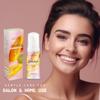 Lyon Lash Eyelash Extension Shampoo (Peach), Gentle Formula Paraben & Sulfate Free, Oil Free Foam Cleanser Kit | Remove Eye Makeup & Oil & Dust | Professional Salon And Home Use (60ml + 1 mascara wand + 1 cleansing brush) view 3