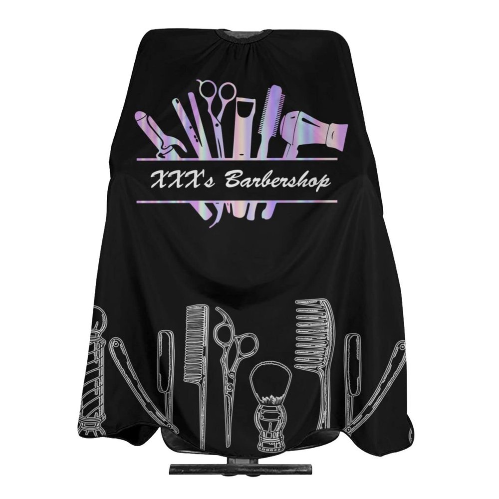 Custom Barber Cape Hairdresser Cape, Personalized Salon Cape for Men, Customized Hair Cutting Cape for Home Salon Barbershop