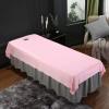 Beauty Couch Cover for Massage Tables Bed Treatment Massage Fitted Sheet with Face Hole Massage Table Cover Sheet Salon Bed Sheet Cover Lace Side SPA Massage Table Cover-G 120x240cm view 1
