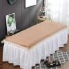 Thick Beauty Salon Spa Sheet with Face Hole Beauty Massage SPA Couch Cover Solid Color Beauty Couch Cover for Massage Tables Bed Treatment Massage Fitted Sheet Salon Couch Sheet-B 80x200cm view 1