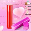 128 Pieces Lip Balm Tubes 5 ml Refillable Rotatable Plastic Lipstick Tubes Empty Lip Gloss Balm Containers DIY Lip Gloss Balm Tube Holder for DIY Cosmetic, 8 Colors view 3