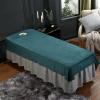 Beauty Couch Cover for Massage Tables Bed Treatment Massage Fitted Sheet with Face Hole Massage Table Cover Sheet Salon Bed Sheet Cover Lace Side SPA Massage Table Cover-F 120x240cm view 1