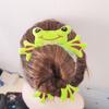 LIUZHIPENG 6 Pieces Cute Animal Scrunchies, Bunny Frog Panda Cat Cow Hair Bands, Hair Ties for Women Girls, Hair Styling Tools, Multicolor, 6 Count view 4