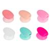 FOMIYES Lip Brush Anti-Loss Cover: 6Pcs Makeup Brush Covers, Silicone Sleeve Protector for Cosmetic Lip Pen, Reusable Travel Protector view 1