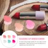 FOMIYES Lip Brush Anti-Loss Cover: 6Pcs Makeup Brush Covers, Silicone Sleeve Protector for Cosmetic Lip Pen, Reusable Travel Protector view 2