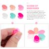FOMIYES Lip Brush Anti-Loss Cover: 6Pcs Makeup Brush Covers, Silicone Sleeve Protector for Cosmetic Lip Pen, Reusable Travel Protector view 4