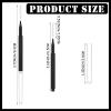 Patelai 150 Pieces Micro Eyebrow Brush with Cap Brow Lamination Spoolie Comb Lift Tools Lash Filler Eyelashes Extensions Eyebrows(Black and White) view 2