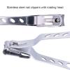 Nail Clippers for Men and Women, 360 Rotation Nail Clippers, Heavy-Duty Stainless Steel Sharply Blade Fingernail and Toenail Clippers for Adult Men Women Seniors(L) view 3