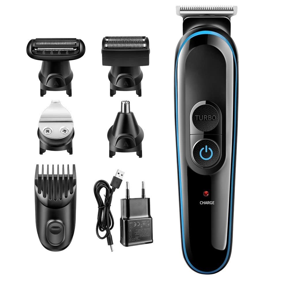 XARONF Hair Trimmer for Men, Electric Waterproof Ball Mustache Nose Ear Facial Shaver Groomer, Mens Trimmer Clippers, Male Hygiene Razor